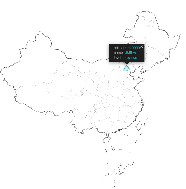 网页H5获取全国各省市经纬度代码